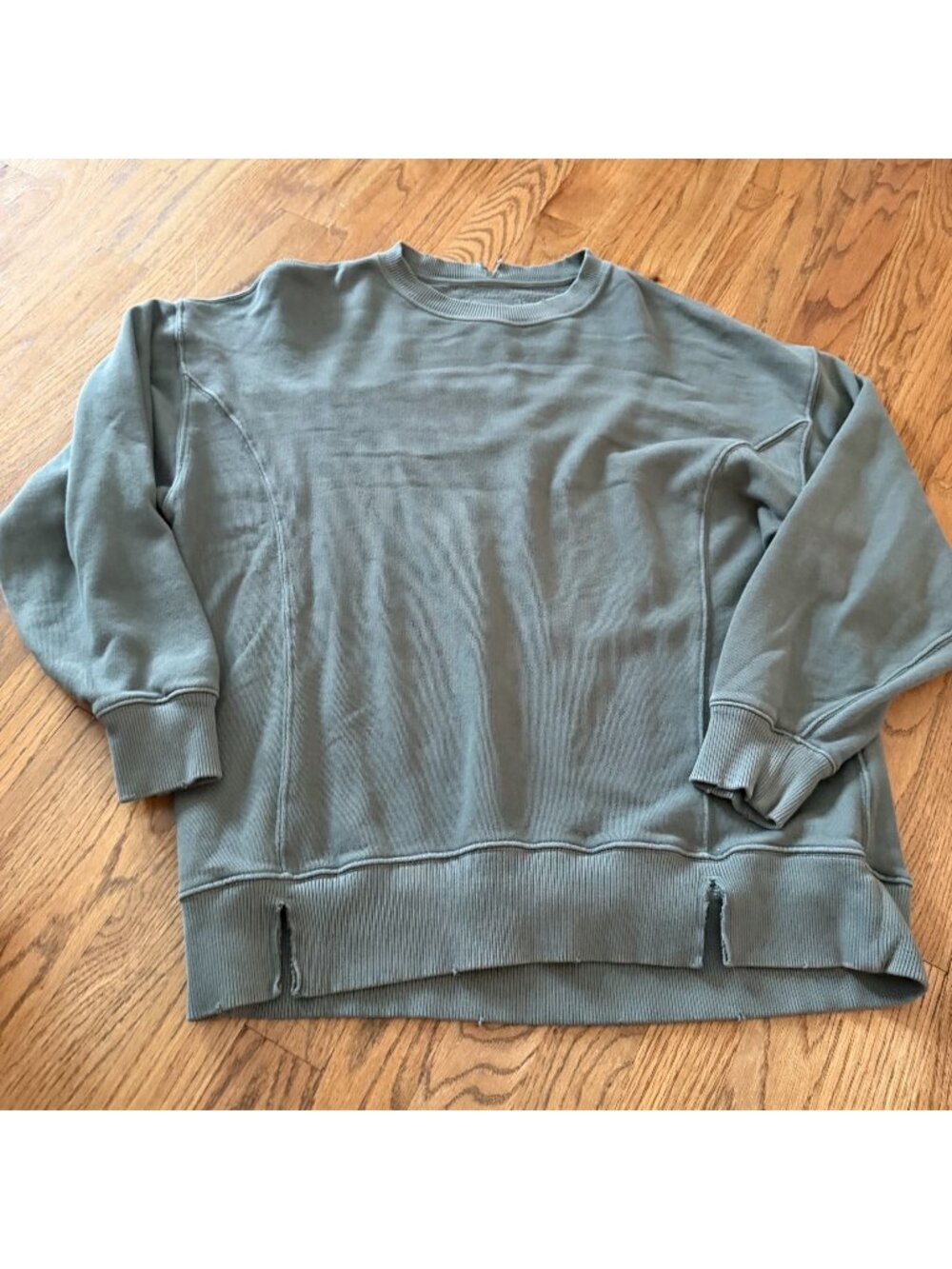 Aerie Womens Green Oversize Sweatshirt XS